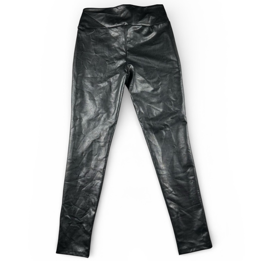 Kendall & Kylie Black Faux Leather Leggings Skinny Pants Sz S - Picture 5 of 9